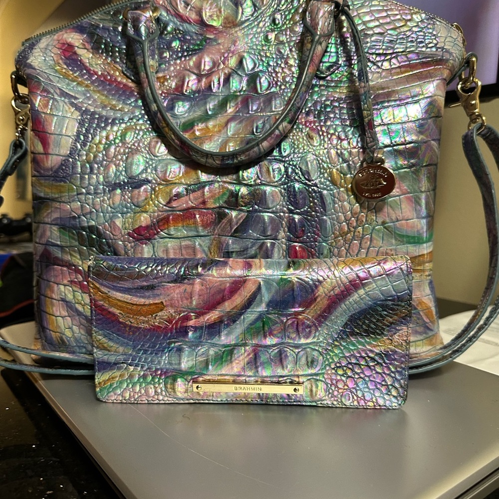 Brahmin Duxbury Satchel. Had it for 8 months, in great conditions